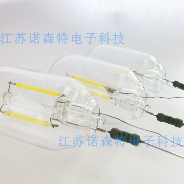 汽車(chē)燈泡鎢絲與電阻引腳焊接